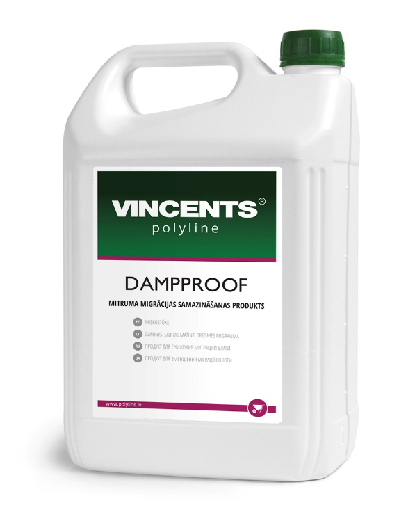 DAMPPROOF  Mitruma migrācijas samazināšanas produkts.